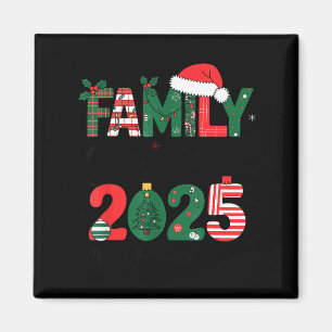 Aimant Tenue de Noël assortie pour la famille 2025 Squad