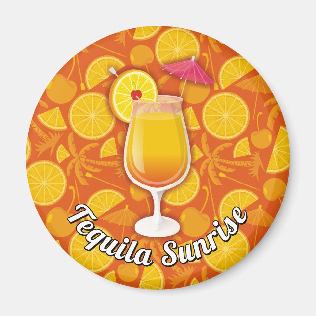 Aimant Tequila Sunrise (Devant)
