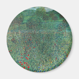 Aimant Terrain de fleurs à Litzlberg Klimt, Paysage Vinta