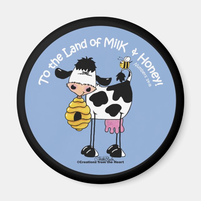 Aimant Terre de lait et de miel (Devant)