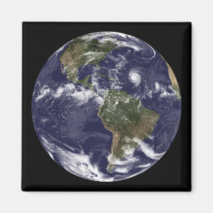 Aimant Terre entière montrant l'Amérique du Nord 2