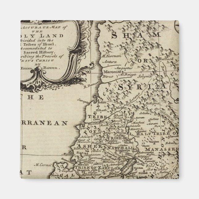 Aimant Terre Sainte (Devant)