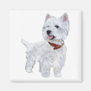 Aimant Terrier Blanc de West Highland