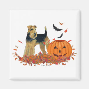 Aimant Terrier d'Halloween