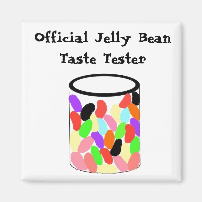 Aimant Tester officiel de goût de gelée (Devant)
