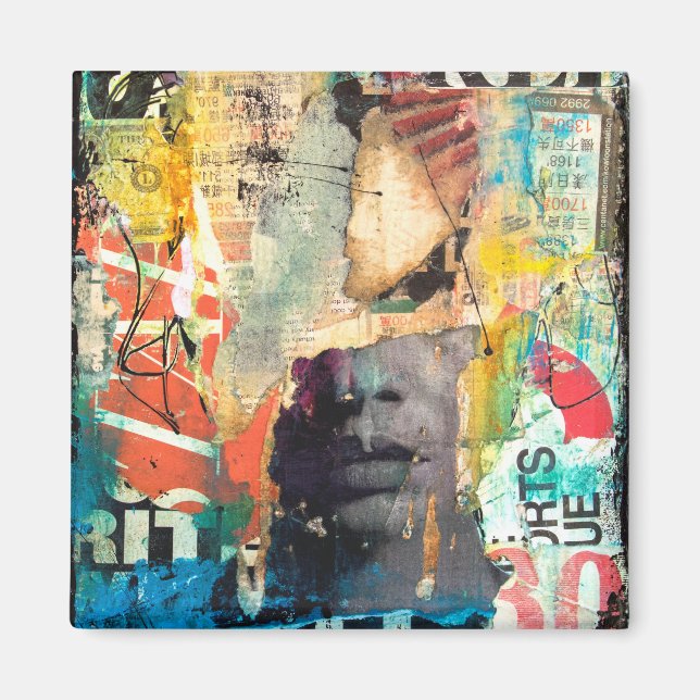Aimant Tête de collage (Devant)