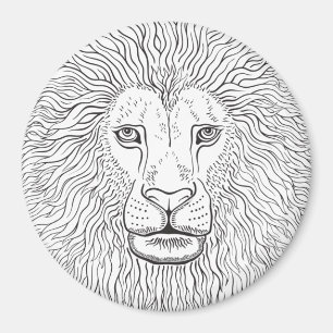 Aimant Tête de lion