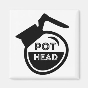 Aimant Tête de pot de café