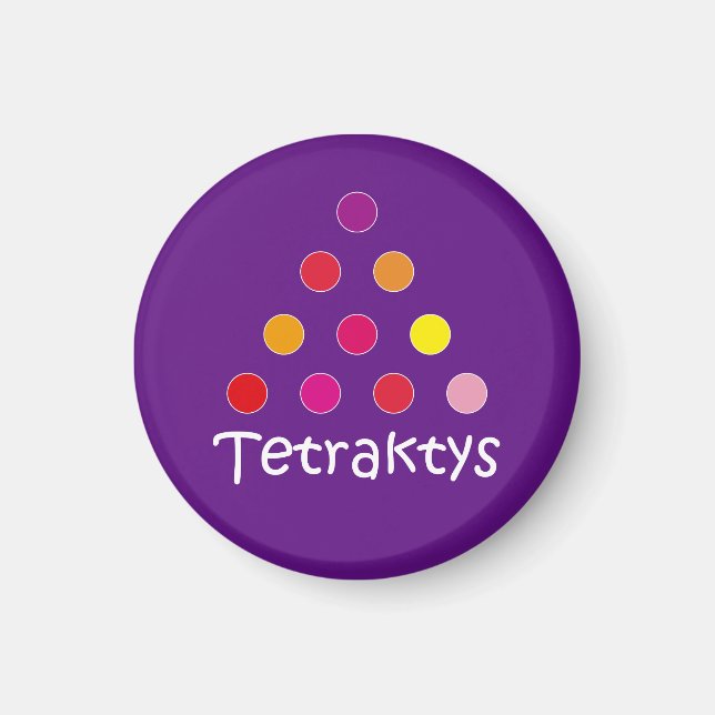 Aimant Tetraktys (Devant)