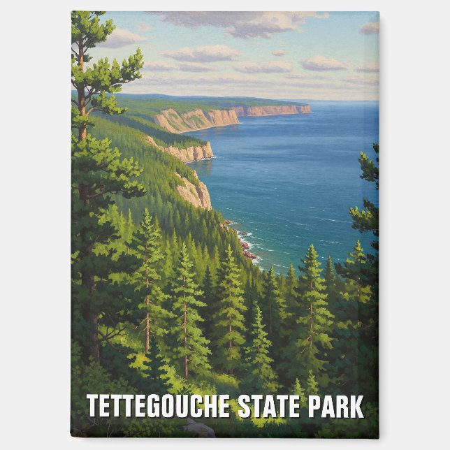 Aimant Tettegouche State Park Minnesota Travel (Recto)