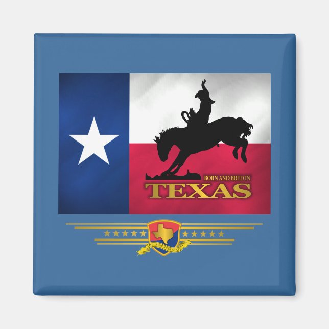 Aimant Texas Born & Bred (Devant)