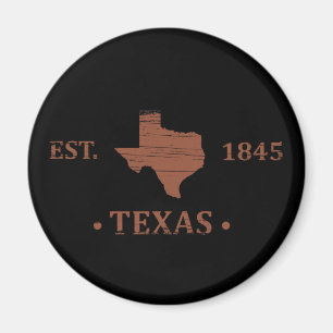 Aimant texas le contour de l'état étoile seule