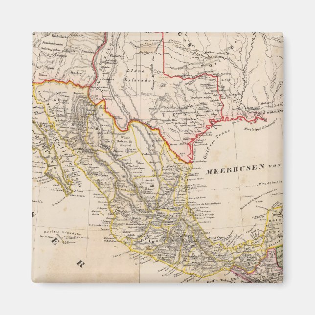 Aimant Texas, Mexique (Devant)