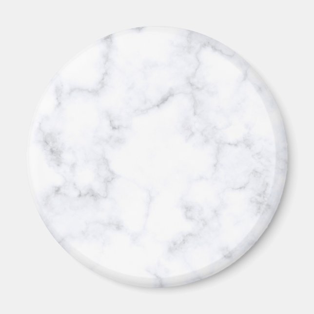 Aimant Texture Marbre blanc (Devant)