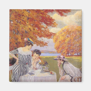 Aimant Thé de l'après-midi dans le parc