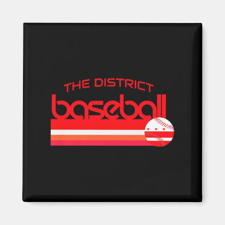 Aimant The District Baseball Washington Dc Sports Fan Tea