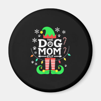 Aimant The Dog Mom Elf Xmas Funny Dogs lover Christmas Do