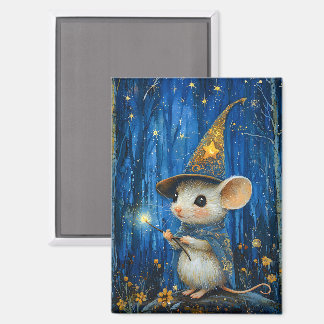 Aimant The Enchanted Magician Mouse Fantasy Art