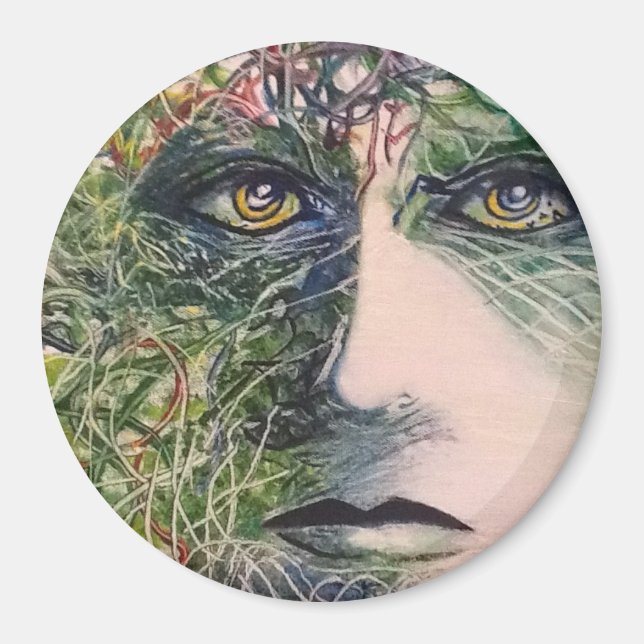 Aimant The Eyes - Art moderne original (Devant)