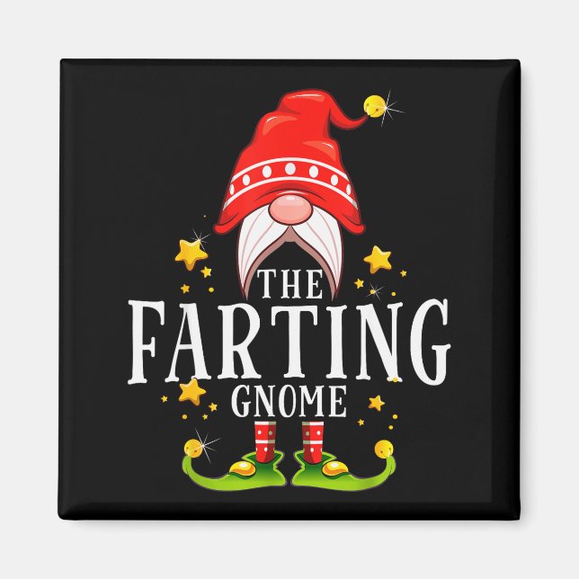 Aimant The Farting Gnome Christmas Matching  (Devant)