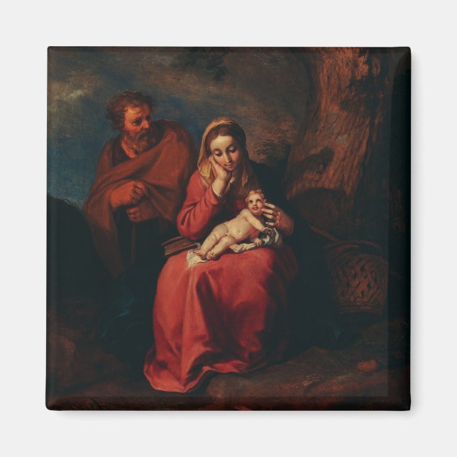 Aimant The Flight into Egypt by Abraham Bloemaert  (Devant)