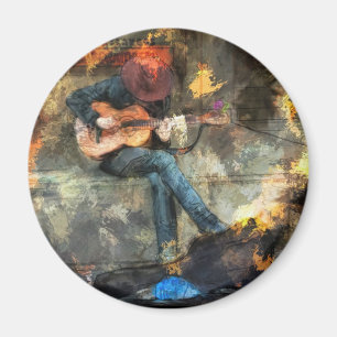 Aimant The Guitar Man