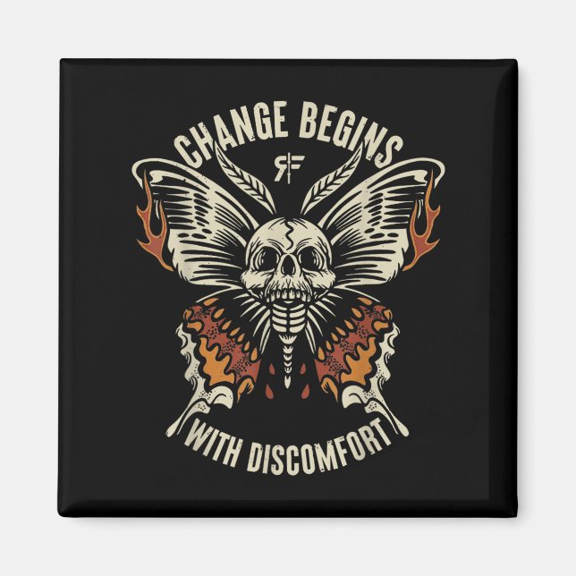 Aimant The Marisa Butterfly Skull Change Begin With Disco (Devant)