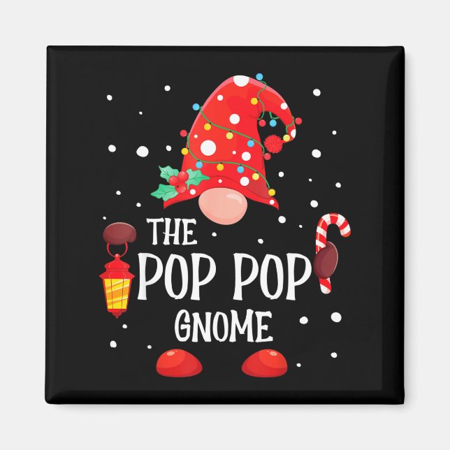 Aimant The P P Gnome Matching Family Christmas Gnome Paja (Devant)