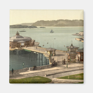 Aimant The Pier, avec Drake's Island, Plymouth, Angleterr