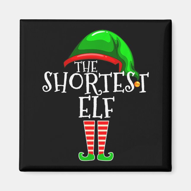 Aimant The Shortest Elf Family Matching Group Christmas G (Devant)