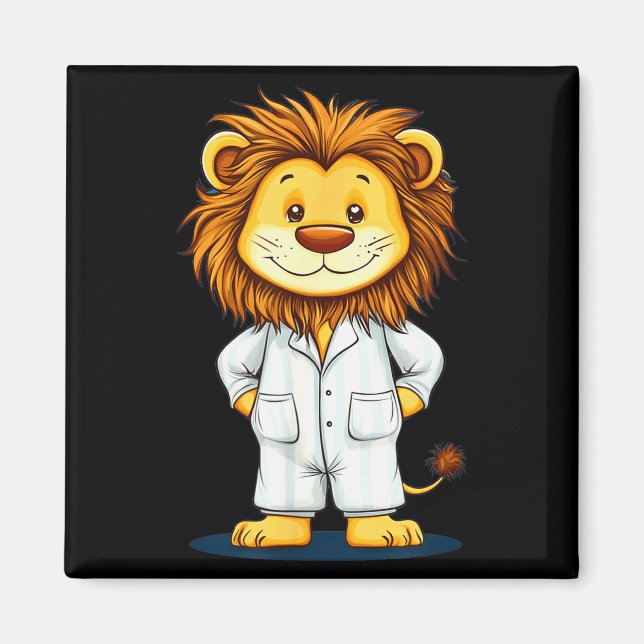 Aimant The Sleepy King_ Lion In Pajamas Costume For Boys  (Devant)