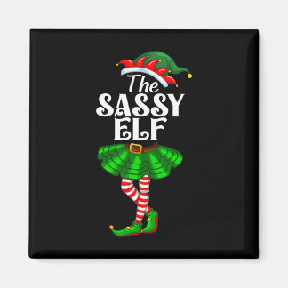 Aimant The Sy Elf Xmas Funny Christmas Matching Family Pa
