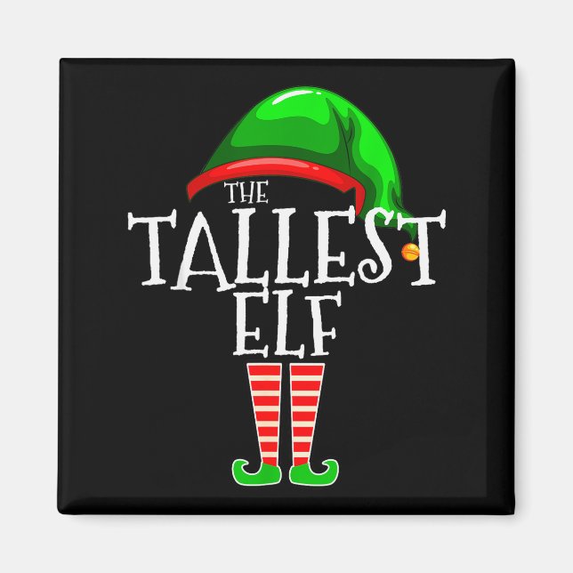 Aimant The Tallest Elf Family Matching Group Christmas  (Devant)