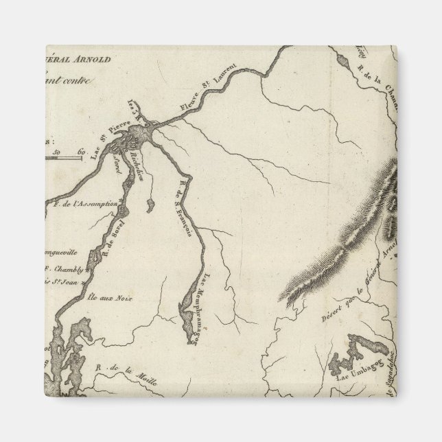 Aimant Théâtre des opérations de l'Armée de terre dans le (Devant)