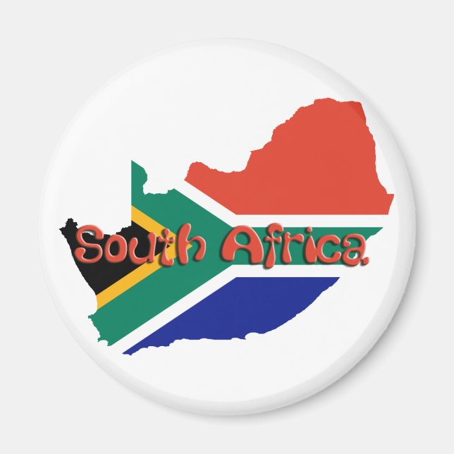 Aimant Thème Afrique du Sud (Devant)