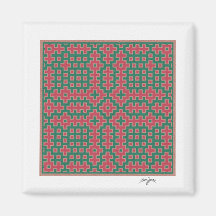 Thème de Noël Hitomezashi inspiré Carreaux