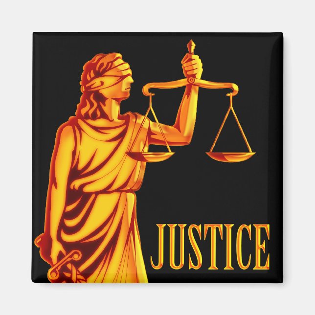 Aimant Thème | Scales de justice (Devant)
