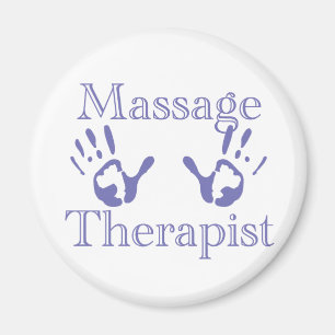 Aimant Thérapeute de massage : Imprimantes à main bleue