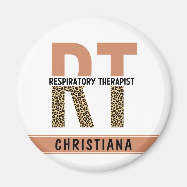 Aimant Thérapeute respiratoire personnalisée Don RT (Devant)