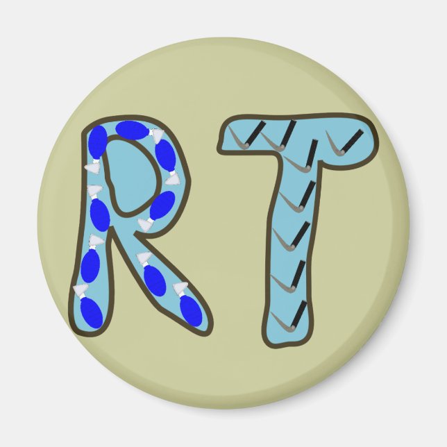 Aimant Thérapeute respiratoire "RT" (Devant)