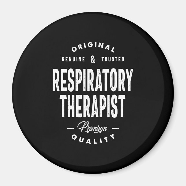 Aimant Thérapeute respiratoire Titre du poste Cadeau (Devant)