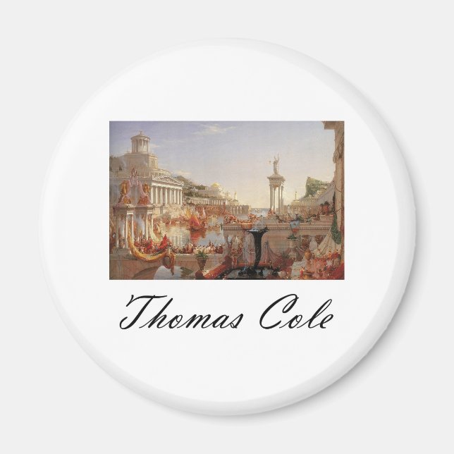 Aimant Thomas Cole Le cours de la consommation Empire (Devant)