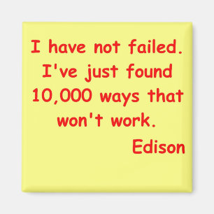 Aimant Thomas Edison cite