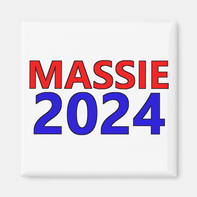 Aimant Thomas Massie pour le président 2024 (Devant)