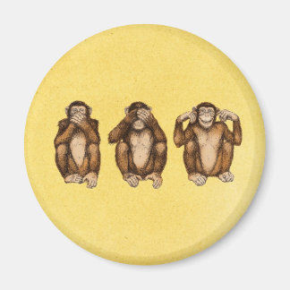 Aimant Three wise monkeys