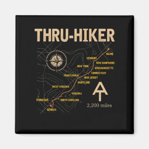 Aimant Thruh Hiker Appalachian Trail Randonnée