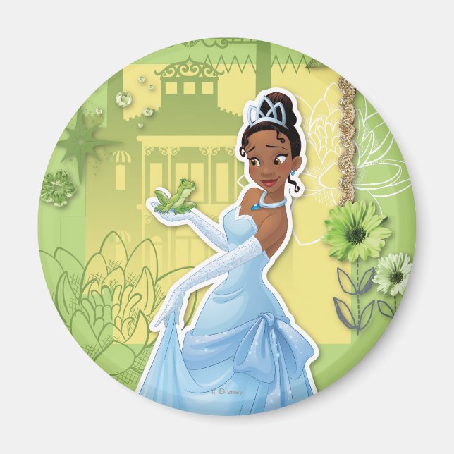 Aimant Tiana - Princesse confiante (Devant)