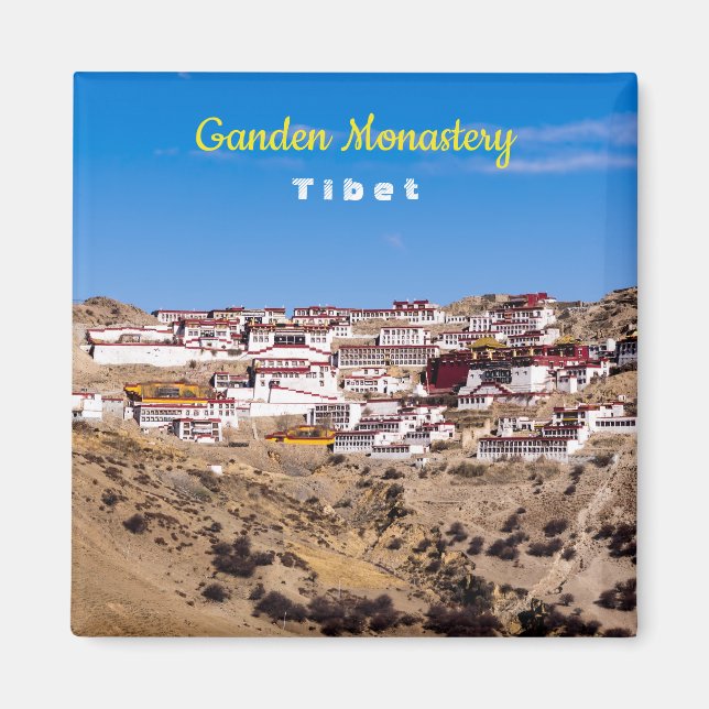 Aimant Tibet - Monastère bouddhique de Ganden (Devant)