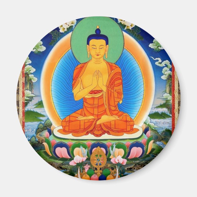 Aimant Tibetan Thangka Prabhutaratna Bouddha (Devant)