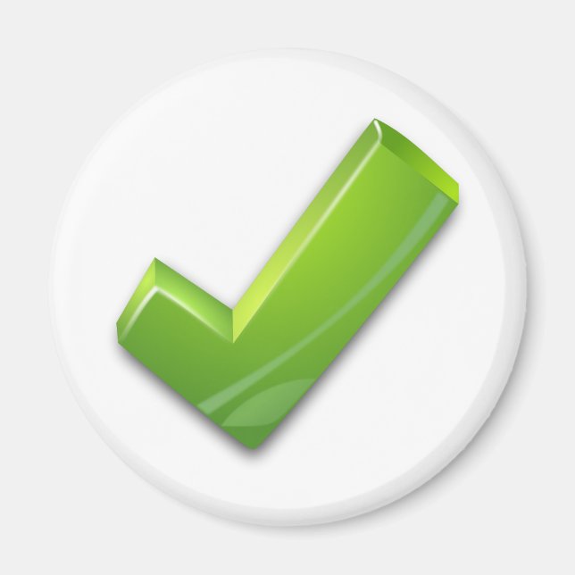 Aimant Tic vert (Devant)